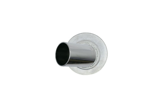 Thru Hull Fitting, 38 mm, 90° Base, Angled Connector, Boltless image 1