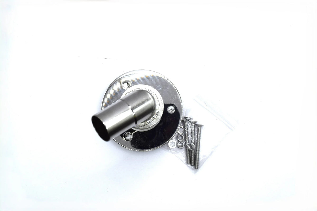 Thru Hull Fitting, 24 mm, 90° Base, Angled Connector, with Screws image 2