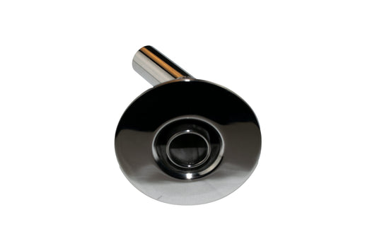 Thru Hull Fitting, 22 mm, 90° Base, Angled Connector, Boltless image 1