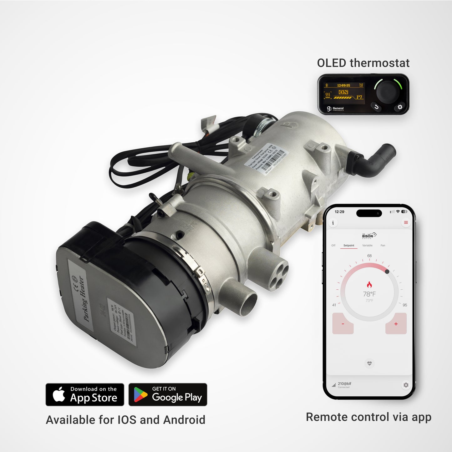 WALRUS 9000C Marine Heater Kit