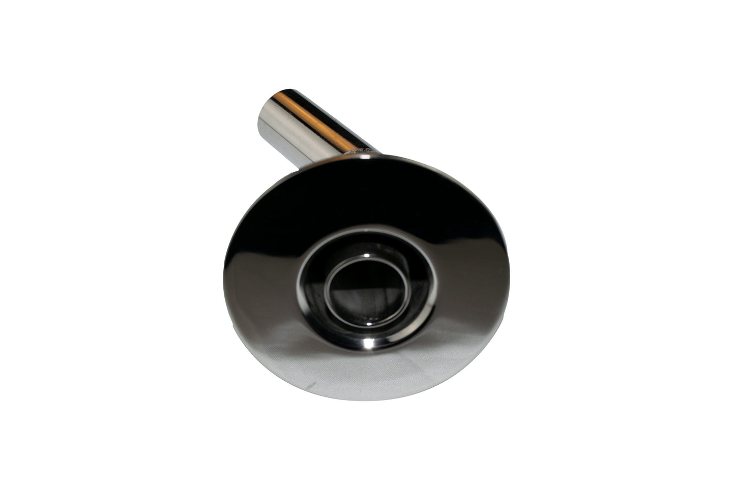 Thru Hull Fitting, 24 mm, 90° Base, Angled Connector, Boltless image 1