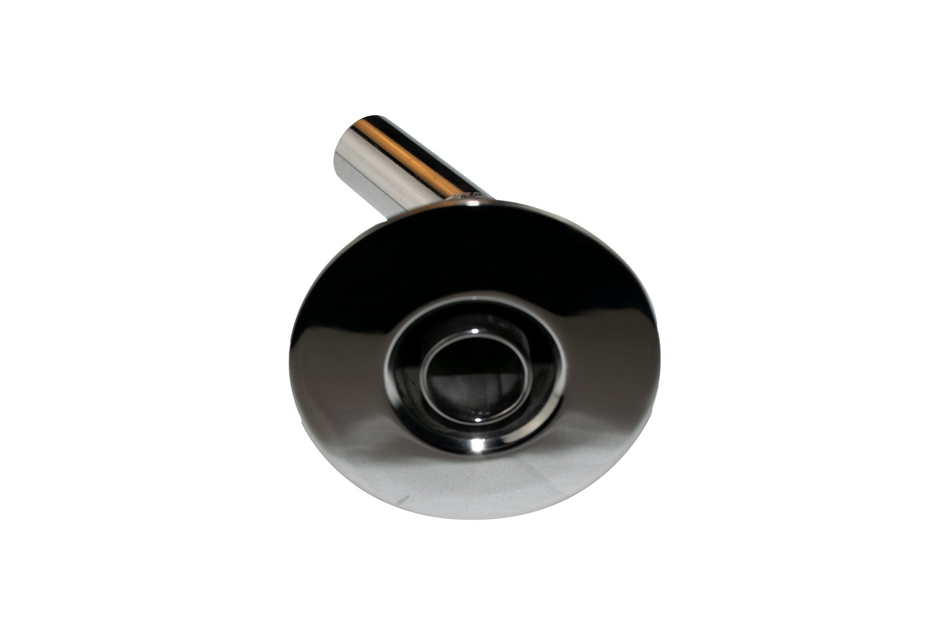 Thru Hull Fitting, 24 mm, 90° Base, Angled Connector, Boltless image 1